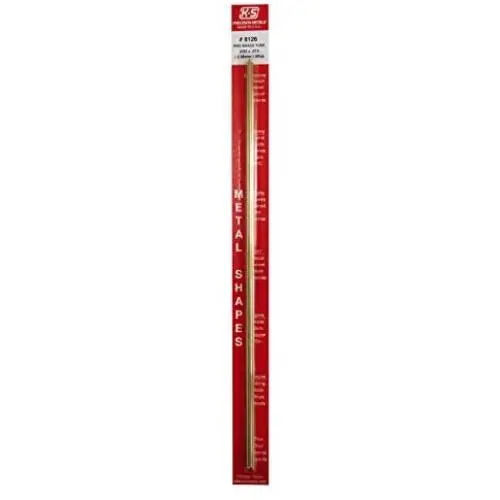 K & S PRECISION METALS 8126 3PK3/32 x 12 BRS RND Tube, Pack of 3 K & S PRECISION METALS 8126 3PK3/32 x 12 BRS RND Tube, Pack of 3