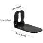 Wall Mount Bracket for JBL Bar 5.1 / Bar 3.1 / Bar 2.1 / Bar Studio Soundbar, 2 Pieces Black Sound Bar Brackets Holder + Screws + Metal Holder Screws