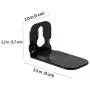 Wall Mount Bracket for JBL Bar 5.1 / Bar 3.1 / Bar 2.1 / Bar Studio Soundbar, 2 Pieces Black Sound Bar Brackets Holder + Screws + Metal Holder Screws