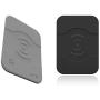 WYNK Magnetic Wireless Car Charger Metal Rings with 3M Sticker 2PCS for Wx & Fx Qi Car Charger Series, Size: [ 2.6inch/66MM - 2.0inch/51MM ] (1B1G)