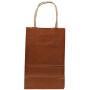 PTP BAGS Copper Penny Rust 5'' x 3'' x 8'' Tote Bags [Pack of 250] Recyclable Metallic Kraft Paper Gift Bags