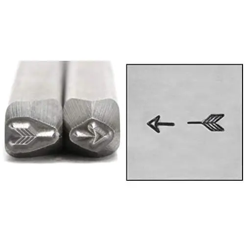 Broken Arrow Metal Design Stamp, 2 Pieces 4.5mm Punch Stamping Tool for Hand Stamped DIY Jewelry Crafts - Beaducation Original Metal Design Stamps Broken Arrow Metal Design Stamp, 2 Pieces 4.5mm Punch Stamping Tool for Hand Stamped DIY Jewelry Crafts - Beaducation Original Metal Design Stamps
