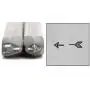 Broken Arrow Metal Design Stamp, 2 Pieces 4.5mm Punch Stamping Tool for Hand Stamped DIY Jewelry Crafts - Beaducation Original Metal Design Stamps Broken Arrow Metal Design Stamp, 2 Pieces 4.5mm Punch Stamping Tool for Hand Stamped DIY Jewelry Crafts - Beaducation Original Metal Design Stamps
