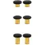 E-MODS GAMING 12 in 1 - Metal Mod 6 Swap Thumbsticks Joysticks, 4 Paddles & 2 Dpads with Open Tool for Xbox One Elite Controller (Gold)