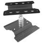 RC Car Work Stand Repair Workstation Tools Aluminum 360 Degree Rotation Lift Or Lower for 1/12 1/10 1/8 Scale Cars Trucks (Black)