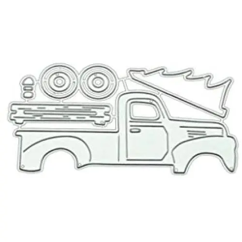 W-HELLO Truck DIY Metal Cutting Dies Stencil Scrapbooking Album Paper Card Craft Decor DIY Paper Cards Making W-HELLO Truck DIY Metal Cutting Dies Stencil Scrapbooking Album Paper Card Craft Decor DIY Paper Cards Making