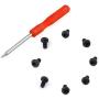 Beats Replacement Parts Headband Screws and Screwdriver Repair Kit Compatible with Studio 2.0 Wired/Wireless B0501/B0500 Studio 3 A1796 Over Ear Headphones (Black)