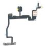 Power Button Flex Cable for iPhone 11- On/Off Keyboard and Flash Light Ribbon with Metal Bracket Holder Replacement Part