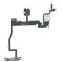 Power Button Flex Cable for iPhone 11- On/Off Keyboard and Flash Light Ribbon with Metal Bracket Holder Replacement Part
