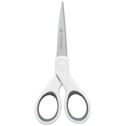 Westcott 5'' Straight Titanium Bonded Craft Scissors with Micro Tip