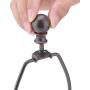 Canomo 2 Set 8 Inch Lamp Harp Holder with Light Base and Ball Lamp Finial for Table and Floor Lamps (Bronze)