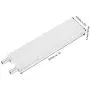 Water Cooling Block, Aluminum Alloy Heat Sink Liquid Cooler Vacuum Aluminum Soldering Water Cooled Block Computer Water Cooling System Water Cooling for CPU Cooler (40x80mm)