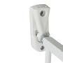Munchkin Extending XL Tall and Wide Baby Gate,  Hardware Mounted Safety Gate for Stairs, Hallways and Doors, Extends 33'' - 56'' Wide, Metal, White
