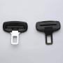 TUPOLIM Seat Belt Clip,Curved Sides Design,2 Pack,Universal Car Seat Belt Buckle Auto Metal Clip (Black)