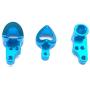 YIZAN Metal Steering Swing Arm Base C Rear Hub Seat Assembly Upgrade Parts for Wltoys 144001 1/14 RC Car,Blue