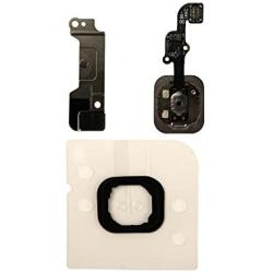 COHK Home Button Key Flex Cable Assembly with Rubber Ring Replacment Part Compatible with iPhone 6s and 6s Plus (Gold)