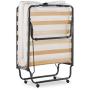 Linon Home Dcor Linon Memory Foam Luxor Folding Bed, Single, Beige
