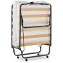 Linon Home Dcor Linon Memory Foam Luxor Folding Bed, Single, Beige Linon Home Dcor Linon Memory Foam Luxor Folding Bed, Single, Beige