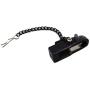 ShareGoo Metal Hitch Trailer Hook Ball Buckle Simulation Link Component for Traxxas TRX-4 90046 90047 SCX10 1/10 RC Crawler Car,Black