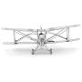 Metal Earth Fascinations DH82 Tiger Moth Airplane 3D Metal Model Kit
