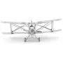 Metal Earth Fascinations DH82 Tiger Moth Airplane 3D Metal Model Kit Metal Earth Fascinations DH82 Tiger Moth Airplane 3D Metal Model Kit