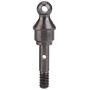 Dilwe RC Truck CVD Axle, Metal RC Front/Rear CVD Axle for Traxxas Slash 4X4 1/10 Truck Remote Control Car Component Replacement Part Accessory(Front-Gray Black )
