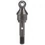 Dilwe RC Truck CVD Axle, Metal RC Front/Rear CVD Axle for Traxxas Slash 4X4 1/10 Truck Remote Control Car Component Replacement Part Accessory(Front-Gray Black )