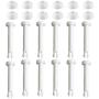 Hemoton 12pcs Plastic Pool Joint Pins with Extra Rubber Seals Pool Replacement Parts 2.36 Inch for Above Ground Intex Pools Metal Frame Pool Accessories