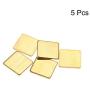 uxcell Flat IC Chipset Thermal Copper Heatsink for RPI CPU GPU RAM 12 x 12 x 1 mm 5pcs