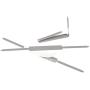 ACCO Self-Adhesive Fasteners, 2'' Capacity, Economy, 100 Fasteners/Box (70020), Silver (A7070020)