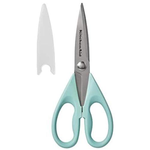 KitchenAid All Purpose Shears with Protective Sheath, 8.72-Inch, Aqua Sky KitchenAid All Purpose Shears with Protective Sheath, 8.72-Inch, Aqua Sky