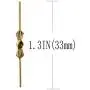Waltz&F 33mm 300pcs Chandelier Connectors Clips Pins for Fastening Crystals Parts, Chandelier Replacements (Gold, 33mm) Waltz&F 33mm 300pcs Chandelier Connectors Clips Pins for Fastening Crystals Parts, Chandelier Replacements (Gold, 33mm)