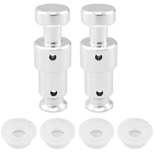 Alamic Replacement Float Valve for Instant Pot Duo 3, 5, 6 Qt, Duo Plus 3, 6 Qt, Ultra 3, 6, 8 Qt, Lux 3 Qt - 2 Float Valves 4 Silicone Caps