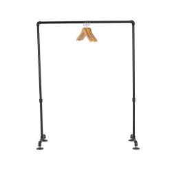 Industrial Pipe Clothing Garment Rack by William Roberts Vintage