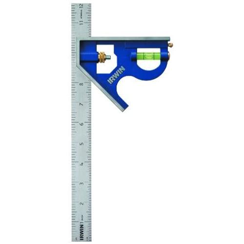 Irwin Tools Combination Square, Metal-Body, 12'', 1794469