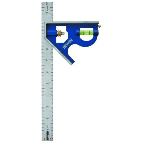 Irwin Tools Combination Square, Metal-Body, 12'', 1794469 Irwin Tools Combination Square, Metal-Body, 12'', 1794469