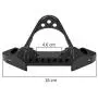 Joguly Metal Front Bumper with LED Lights for 1:10 RC Crawler Car Traxxas TRX-4 Defender Axial SCX10 Jeep & SCX10 II 900 (Black)