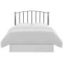 Crosley Furniture Whitney Arched Metal Headboard, King, Black