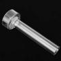 HEEPDD Candle Molds, Transparent Plastic Church Tip Candle Making Mold with Metal Cover for DIY Homemade Candles(2.5x15cm)