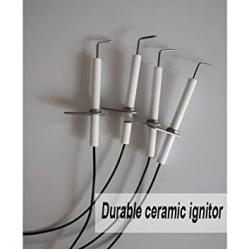 BBQ Future 4 Pack Grill Ignitor Wire Kit & Ignition Electrode for Charbroil 640-01303702-3, Kenmore 146.16222010, 146.23673310, 146.23678310, 640-05057375-7, 640-064463383