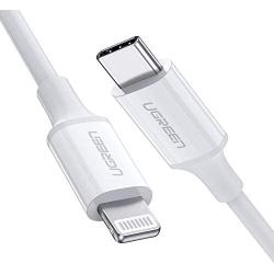 UGREEN USB-C to Lightning Cable 6FT MFi-Certified Power Delivery Fast Charging Sync with Type C PD Charger for iPhone 12 Mini 12 Pro Max 11 Pro Max XR 8 Plus AirPods iPad