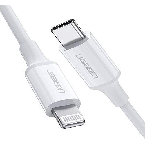UGREEN USB-C to Lightning Cable 6FT MFi-Certified Power Delivery Fast Charging Sync with Type C PD Charger for iPhone 12 Mini 12 Pro Max 11 Pro Max XR 8 Plus AirPods iPad