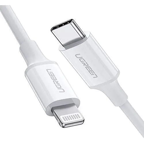 UGREEN USB-C to Lightning Cable 6FT MFi-Certified Power Delivery Fast Charging Sync with Type C PD Charger for iPhone 12 Mini 12 Pro Max 11 Pro Max XR 8 Plus AirPods iPad UGREEN USB-C to Lightning Cable 6FT MFi-Certified Power Delivery Fast Charging Sync with Type C PD Charger for iPhone 12 Mini 12 Pro Max 11 Pro Max XR 8 Plus AirPods iPad