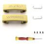 Replacement Headband Metal Folding Hinge Clip Cover Pin Repair Parts Set Compatible with Studio 3 Studio 3.0 Wireless Over-Ear Headphones (Gold)