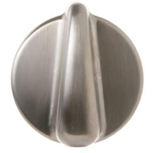 GE WB03T10266 Genuine OEM Control Knob (Stainless Steel) for GE Range/Stove/Ovens