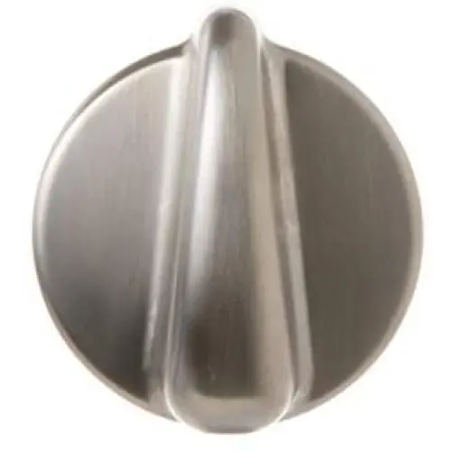 GE WB03T10266 Genuine OEM Control Knob (Stainless Steel) for GE Range/Stove/Ovens