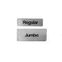 Impress-O-Tags Jumbo Write On Soft Metal Tags and Wires (Pack of 100)