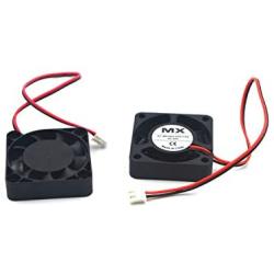 Karcy DC Brushless Cooling Blower Fan 24V 2Pin 1.6''x1.6''x0.36'' DC Small Cooling Fan Pack of 2