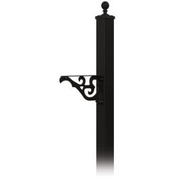 Salsbury Industries 4845BLK Decorative Victorian Mailbox Post