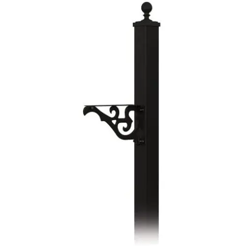 Salsbury Industries 4845BLK Decorative Victorian Mailbox Post Salsbury Industries 4845BLK Decorative Victorian Mailbox Post